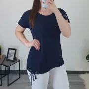 MAJICA JERICA TEMNO MODRA - slika 2