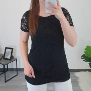 TUNIKA BRIGITA ČRNA - slika 2
