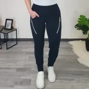 ŠPORTNE HLAČE AJDA TEMNO MODRA - slika 2