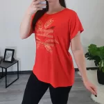 MAJICA 149589 RDEČA - BIG SIZE