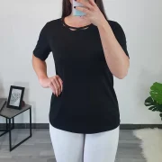 MAJICA 71212 ČRNA - slika 2