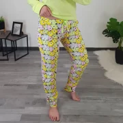 ŽENSKA PIŽAMA FLOWER ZELENA - slika 2