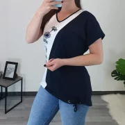 MAJICA ZINČI TEMNO MODRA - slika 2