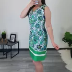 OBLEKA J113661 ZELENA