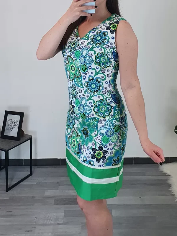 OBLEKA J113661 ZELENA