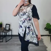 TUNIKA MEI MODRO-BELA
