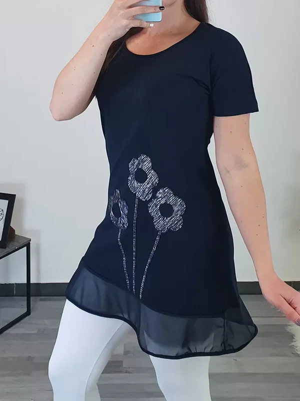 TUNIKA DIONE TEMNO MODRA