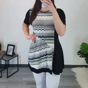 TUNIKA BELA ZELENA - slika 2