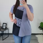 MAJICA POLY VIJOLA