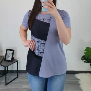 MAJICA POLY VIJOLA