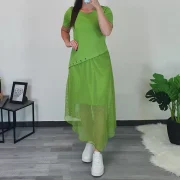OBLEKA KENY ZELENA - slika 3