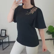 MAJICA SI132 ČRNA