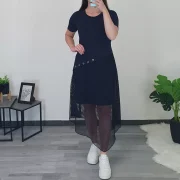 OBLEKA KENY TEMNO MODRA