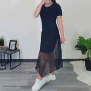 OBLEKA KENY TEMNO MODRA - slika 2
