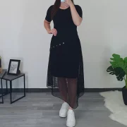 OBLEKA KENY ČRNA - slika 3