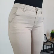 ELEGANTNE HLAČE DENISA 10651 7/8 BEŽ - slika 6