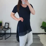 TUNIKA ARIELA TEMNO MODRA - slika 3