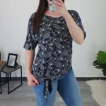 MAJICA RENE TEMNO MODRA