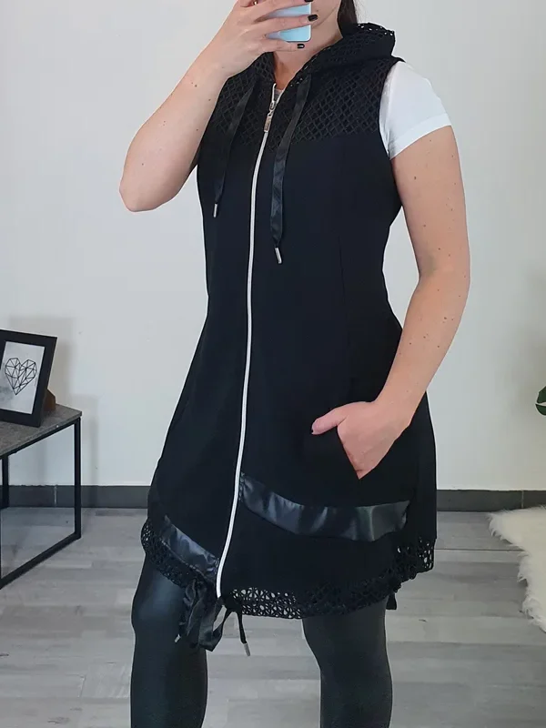 BREZROKAVNIK BELLA ČRNA
