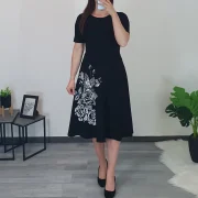 OBLEKA MELISA ČRNA