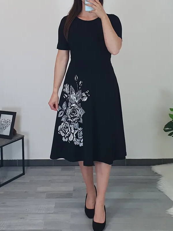 OBLEKA MELISA ČRNA