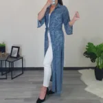 PLAŠČ JASMINE SVETLO MODER