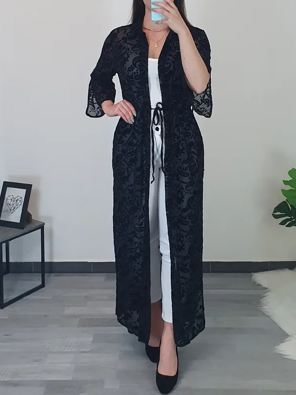 PLAŠČ JASMINE ČRN