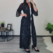 PLAŠČ JASMINE ČRN - slika 4
