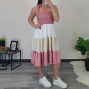 OBLEKA 90211 ROZA - slika 2