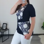 MAJICA KRISTI MODRO-BELA