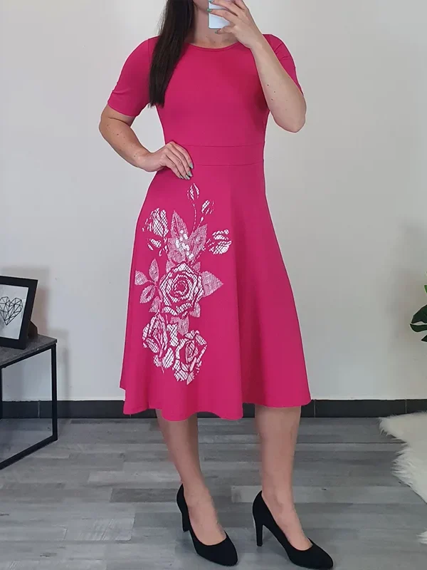 OBLEKA MELISA ROZA