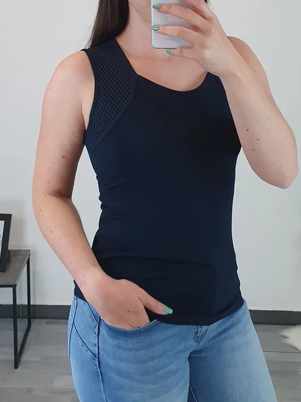 MAJICA REZIKA TEMNO MODRA