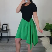 OBLEKA LISBOA ZELENA - slika 2