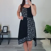OBLEKA KSENIA ČRNA - slika 3