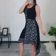 OBLEKA KSENIA ČRNA