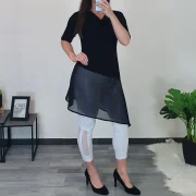 TUNIKA ROSE ČRNA - slika 4