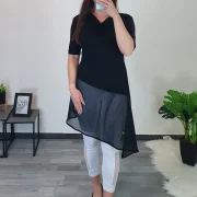 TUNIKA ROSE ČRNA - slika 3