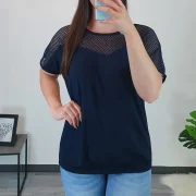 MAJICA BISA TEMNO MODRA - slika 2