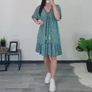 OBLEKA 3440 ZELENA