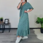 OBLEKA 3360 ZELENA