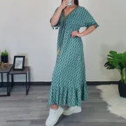 OBLEKA 3360 ZELENA