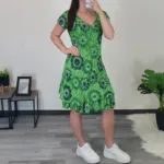 OBLEKA 77789 ZELENA
