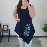 TUNIKA DENKICA TEMNO MODRA - slika 2