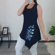 TUNIKA DENKICA TEMNO MODRA