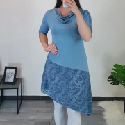 TUNIKA ROSE MODRA - slika 3