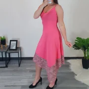 OBLEKA LILI ROZA - slika 3