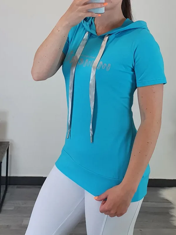 MAJICA OLJA TURKIZ
