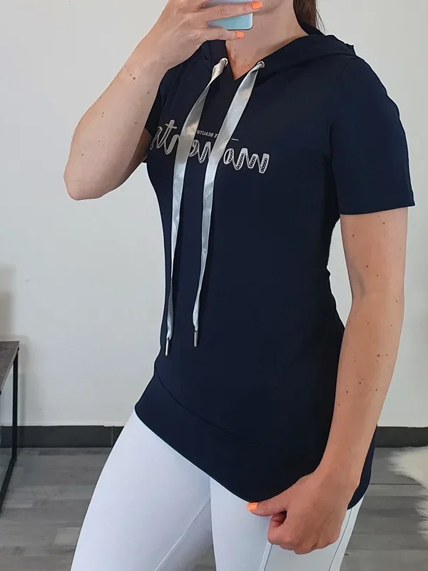 MAJICA OLJA TEMNO MODRA