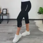 ŠPORTNE HLAČE 5226 3/4 ČRNE