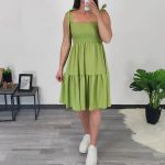 OBLEKA 9157 ZELENA